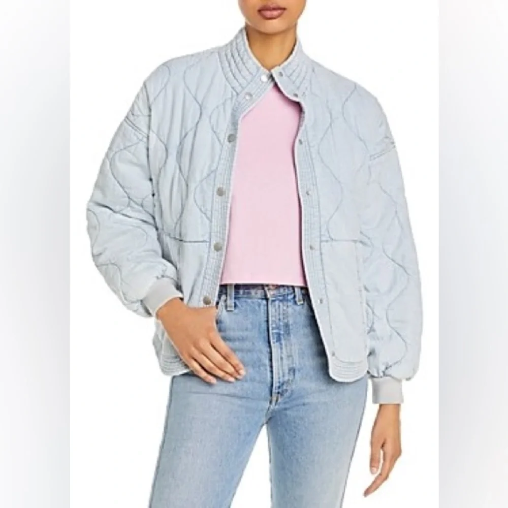 Blank NYC Sun Bleaches Quilted Women's Jacket Medium‎